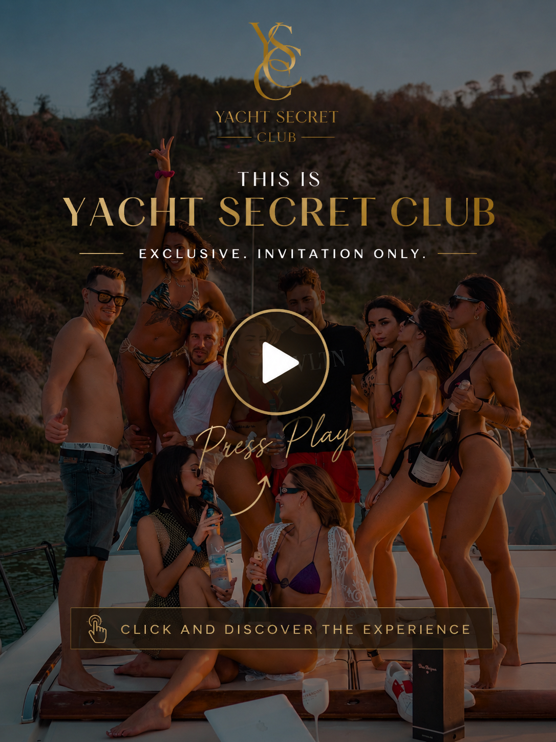 Yacht Secret Club — This is Yacht Secret Club. Exclusive. Invitation Only.